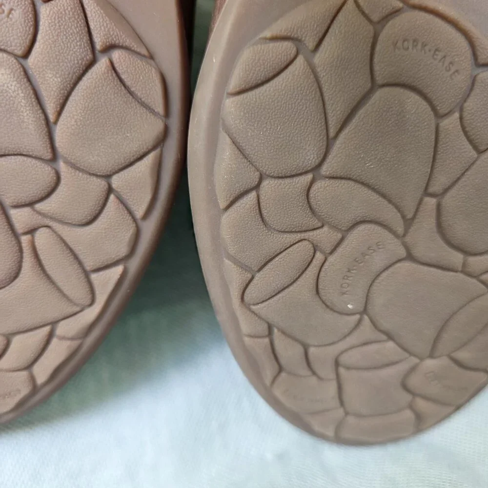 Kork-Ease Size 8M Brown Ankle Boots Size Zip Buckle Shoes Leather Western - Picture 10 of 11